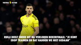Rulli deelt sneer uit na verloren bekerfinale: "Je kunt erop trainen en dat hadden we niet gedaan"