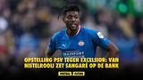 Opstelling PSV tegen Excelsior: Van Nistelrooij zet Sangaré op de bank