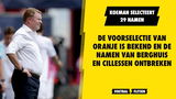 Koeman maakt 29 namen bekend; Berghuis en Cillessen niet in voorselectie Oranje