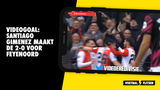 VIDEOGOAL: Gimenez scoort Mexicaans recorddoelpunt; 2-0 Feyenoord