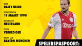Spelerspaspoort Daley Blind, de nieuwe verdediger van Bayern München