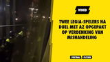 VIDEO: Twee Legia-spelers na duel met AZ opgepakt op verdenking van mishandeling