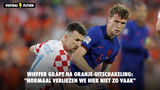 Wieffer grapt na Oranje-uitschakeling: "Normaal verliezen we hier niet zo vaak"