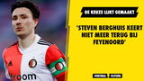 'Steven Berghuis keert na het EK niet meer terug bij Feyenoord'