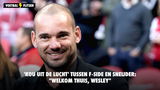 'Kou uit de lucht' tussen f-side en Sneijder: "Welkom thuis, Wesley"