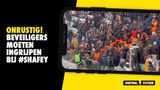 Beveiliging moet ingrijpen bij Feyenoord-fans in Warschau!