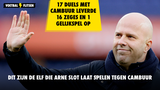 Dit zijn de elf die Arne Slot laat spelen tegen Cambuur