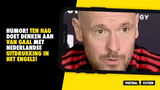 Ten Hag doet Engelse pers denken aan Van Gaal: "Looking a cow in the ass"