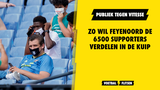 Zo wil Feyenoord de 6500 supporters verdelen in De Kuip