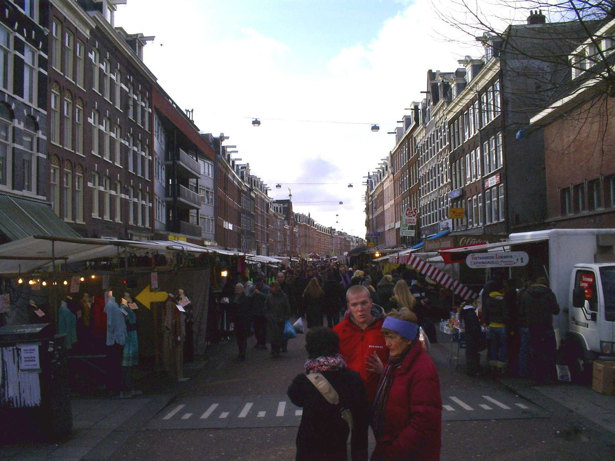 Vertrekken vanaf de Albert Cuyp
