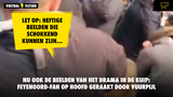 Nu ook de beelden van het drama in De Kuip: Feyenoord-fan op hoofd geraakt door vuurpijl (18+)